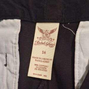 Faded Glory Women's Black Shorts